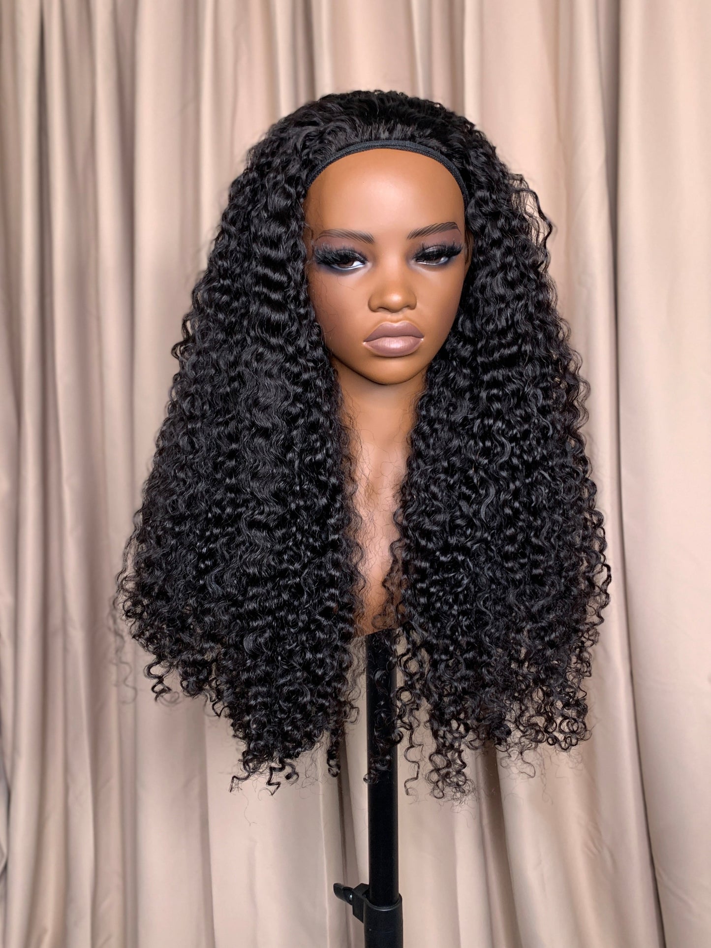 Seamless Flip-Over Half Wig