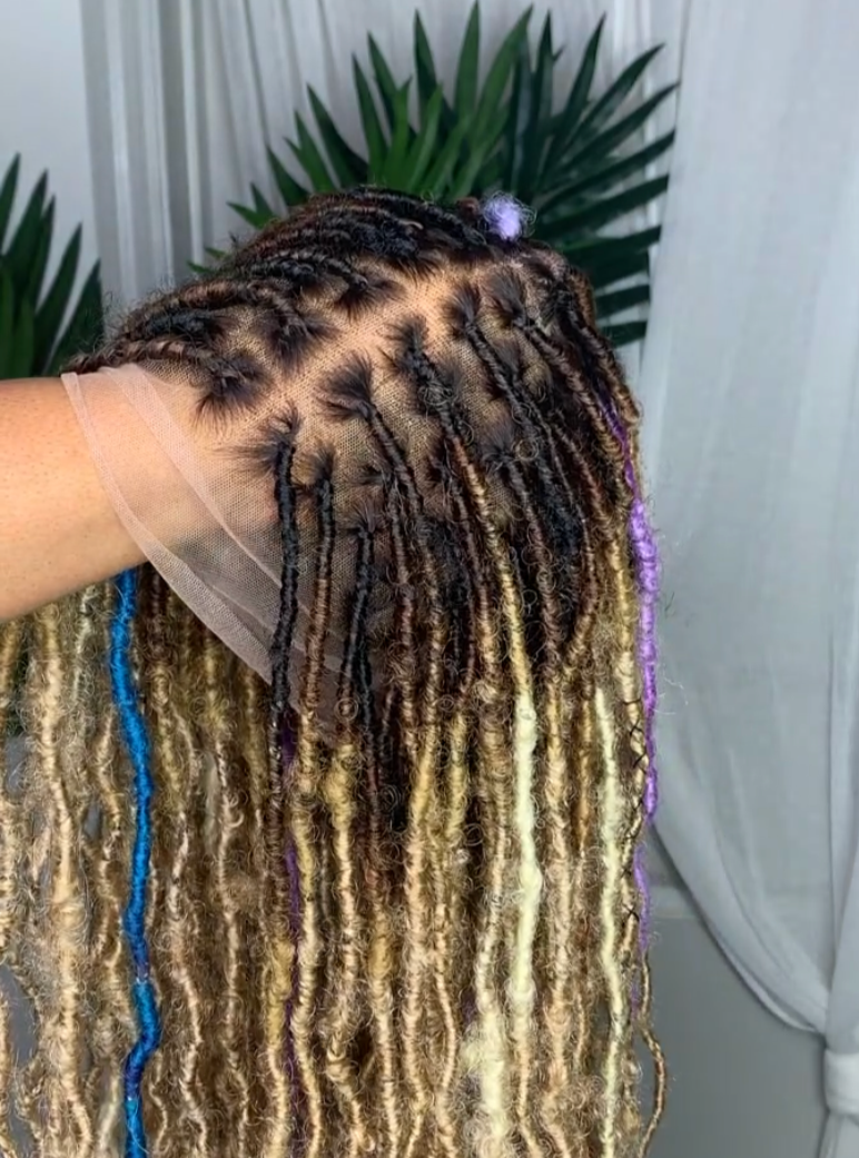 Unicorn Distressed Goddess Locs