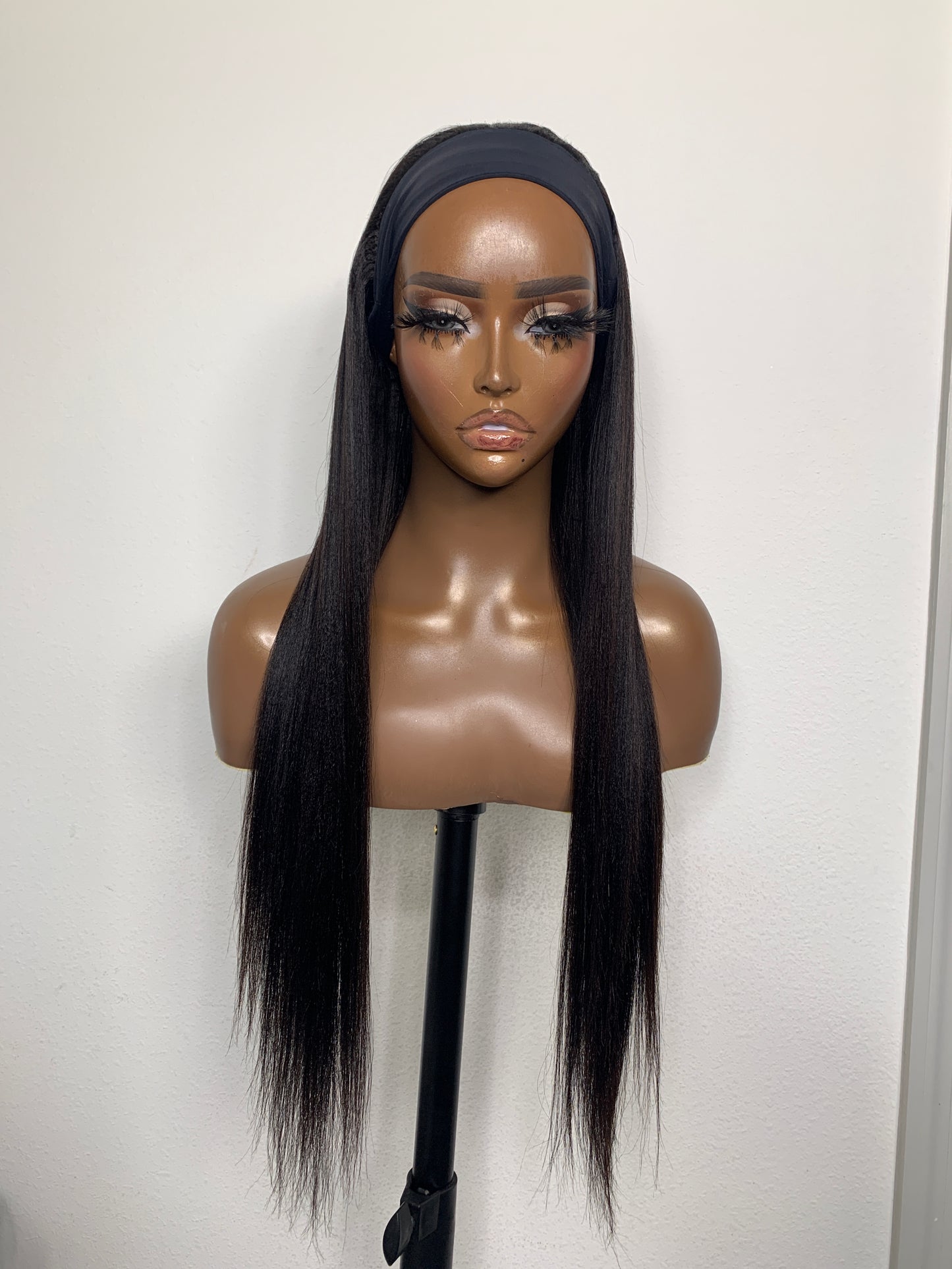Light Yaki Straight- Headband Wig