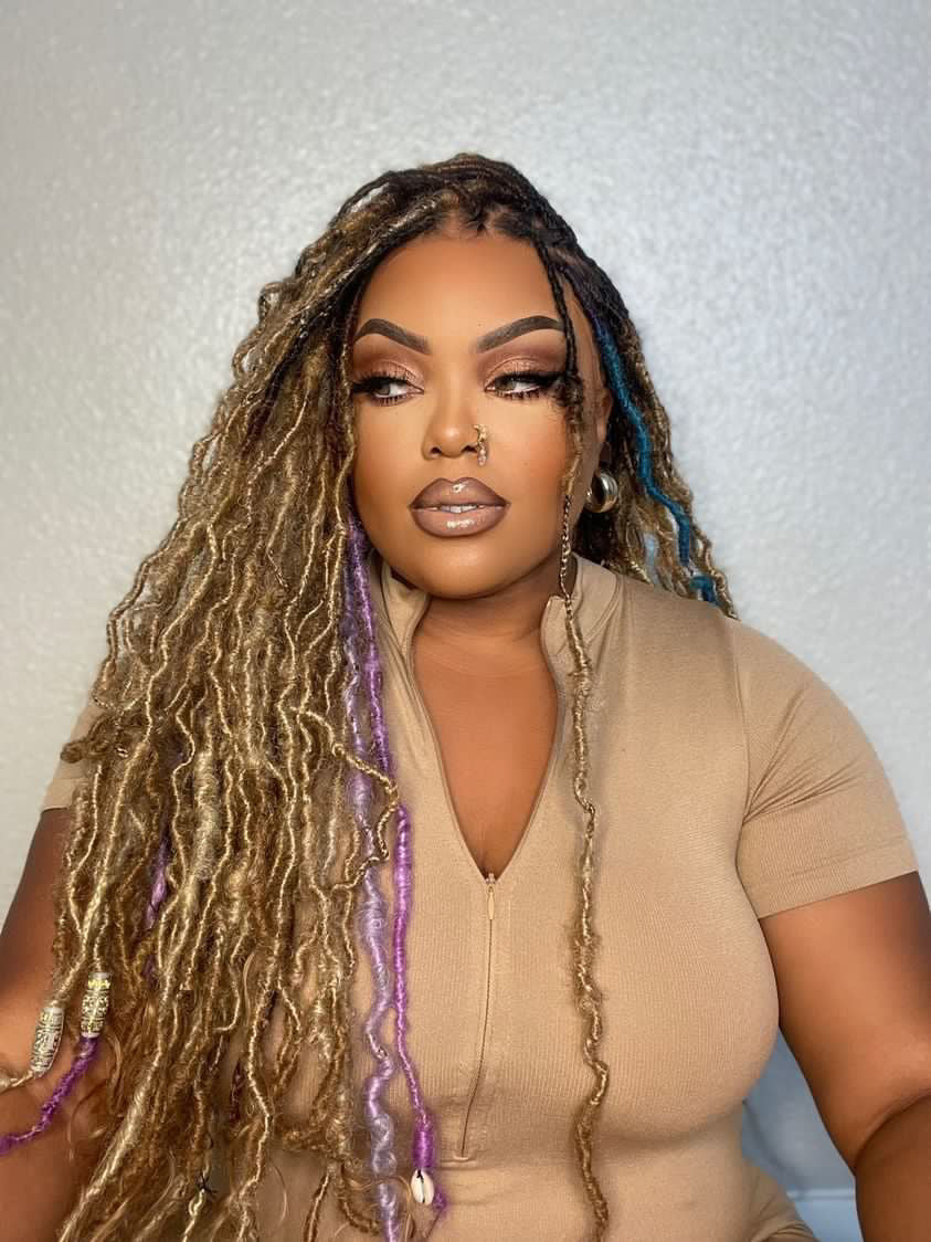 Unicorn Distressed Goddess Locs