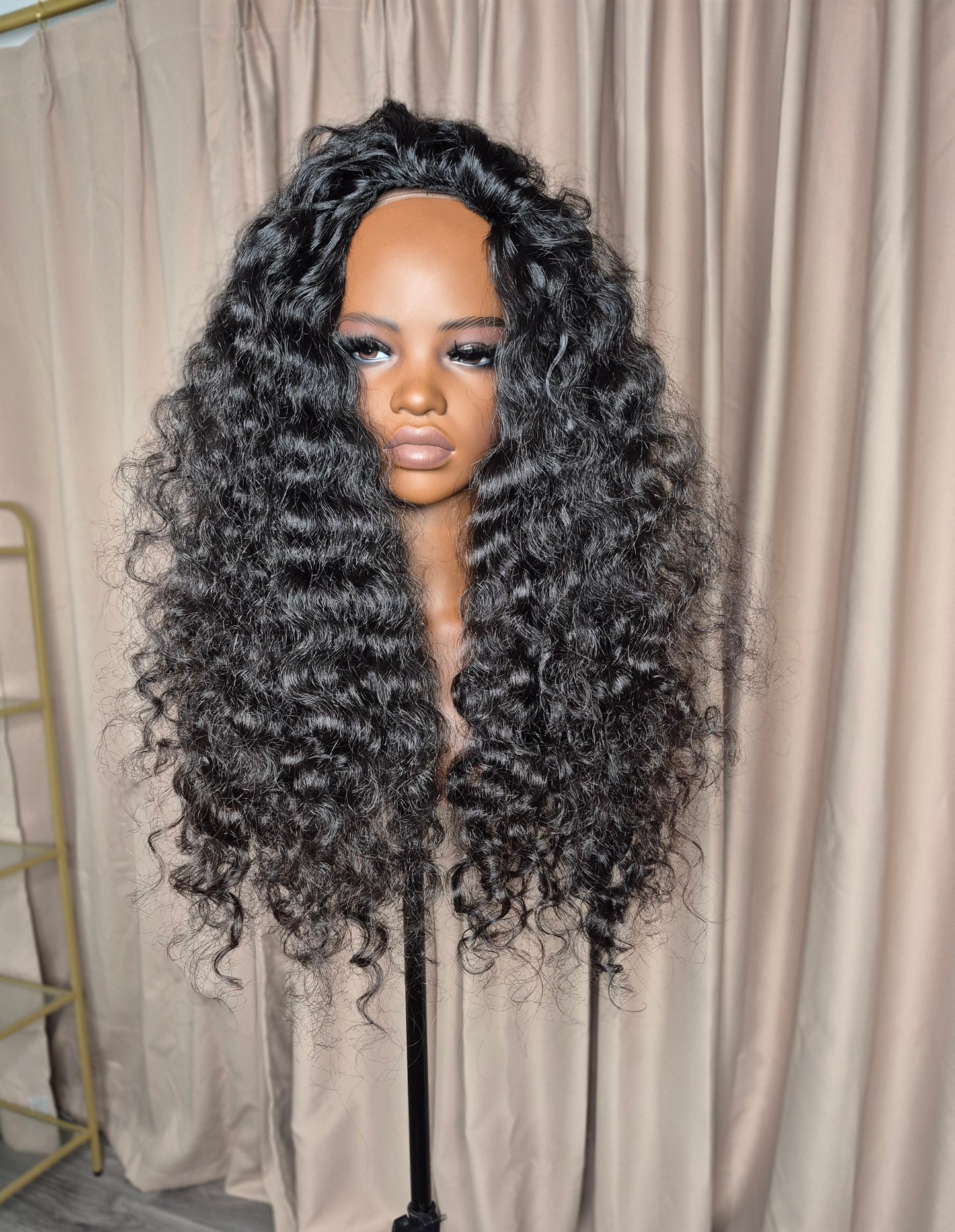 Seamless Flip-Over Half Wig