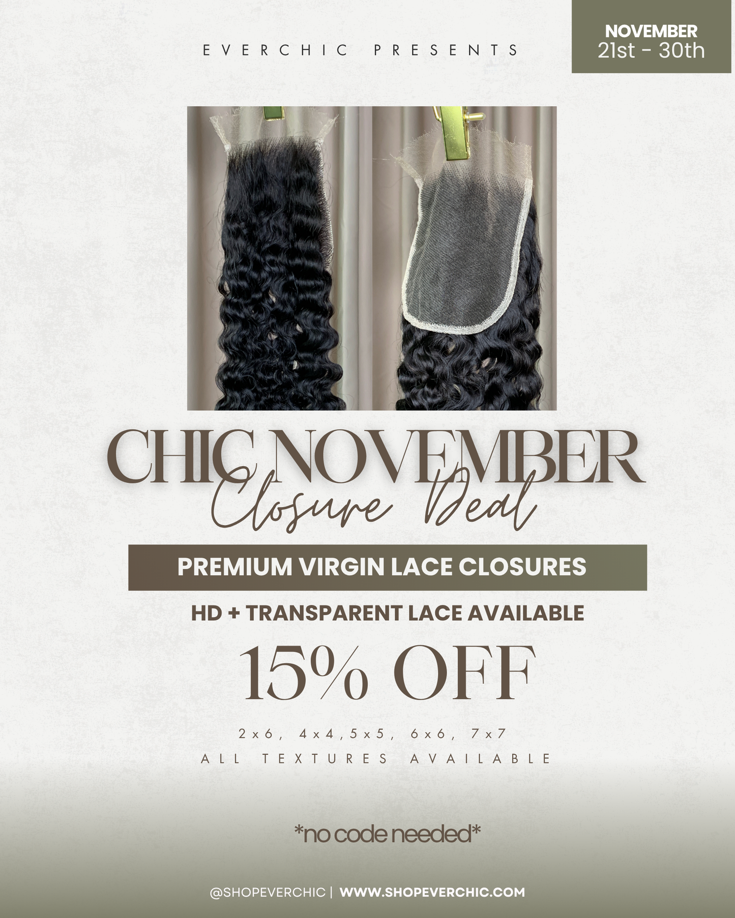 CN: Lace Closures