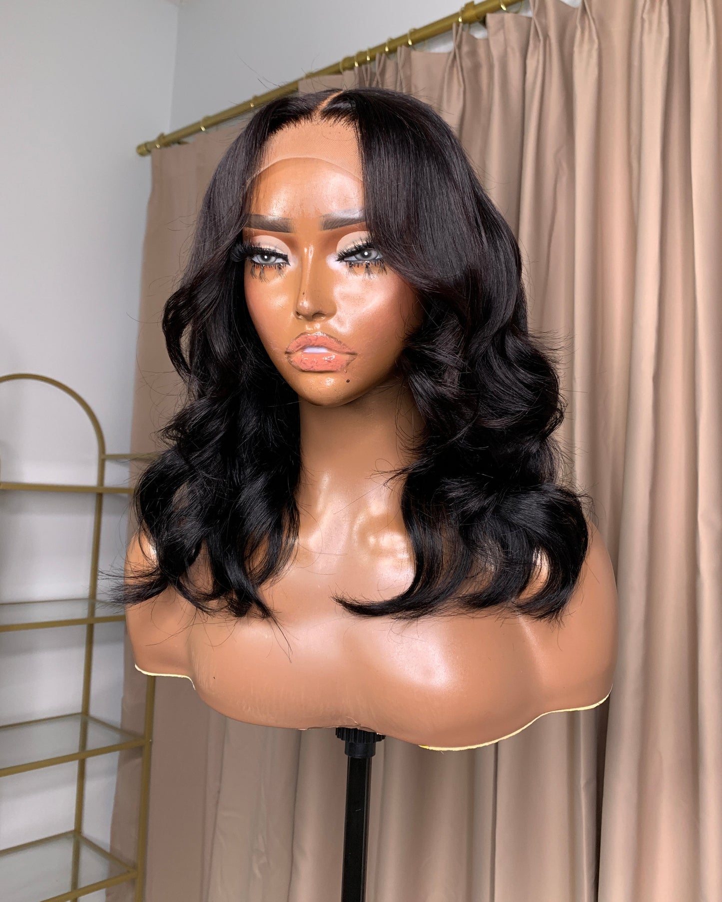 Renewed Wig #3 - (small) Layered Curtain Bangs