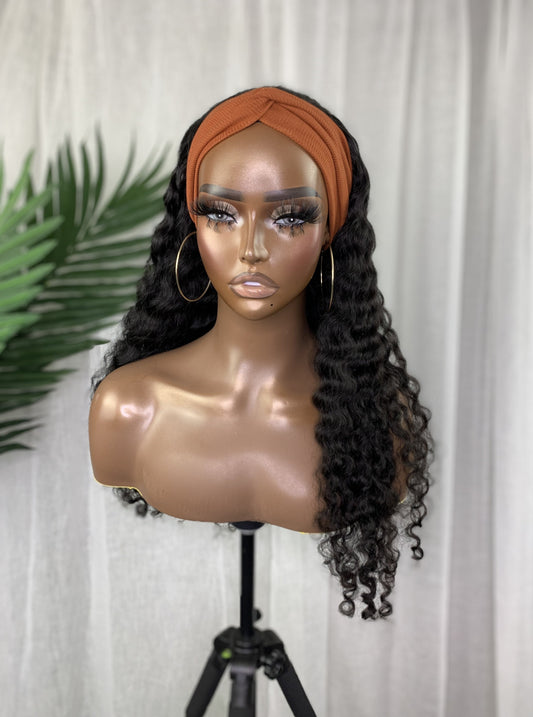 Deep Wave- Headband Wig